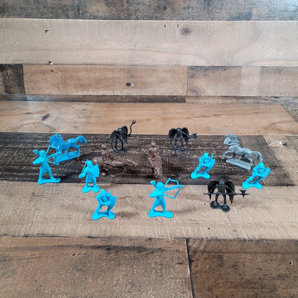 Vintage Dragonriders The Styx Lot Of 13 2" characters. D&D Dungeons and Dragons